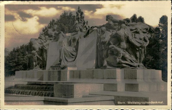 Bern - Welttelegraphendenkmal Vorderseite