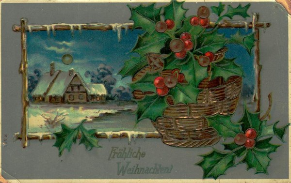 Fröhliche Weihnachten Vorderseite