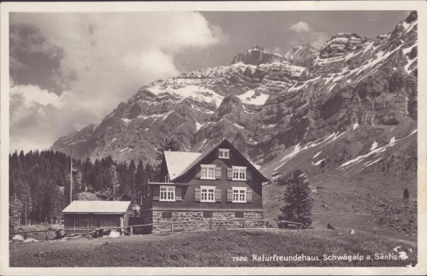 Schwägalp, Naturfreundehaus Vorderseite