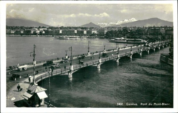 Genève - Pont du Mont-Blanc Vorderseite