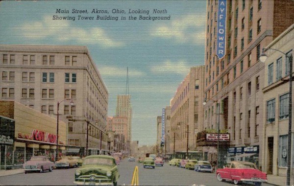 Akron Ohio, Main Street  Vorderseite