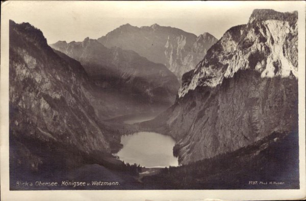 Obersee, Königsee, Watzmann