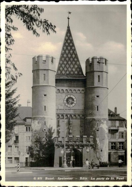 Basel, Spalentor/ Porte St.Paul Vorderseite