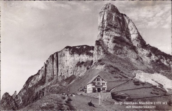 Berg-Gasthaus Staubern (1771m) mit Staubernkanzel