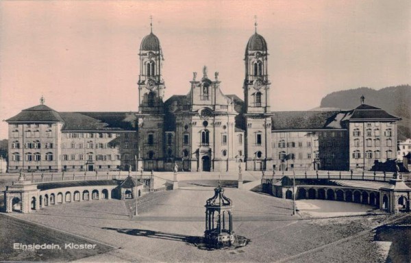 Einsiedeln, Kloster Vorderseite