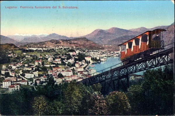 Lugano, Ferrovia funicolare del S. Salvatore Vorderseite