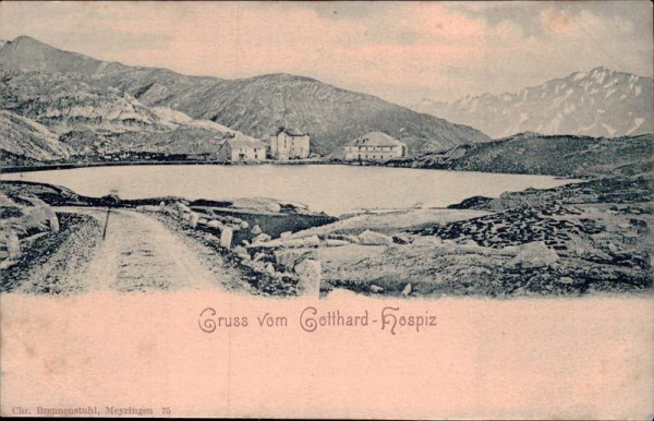Gruss vom Gotthard - Hospiz Vorderseite