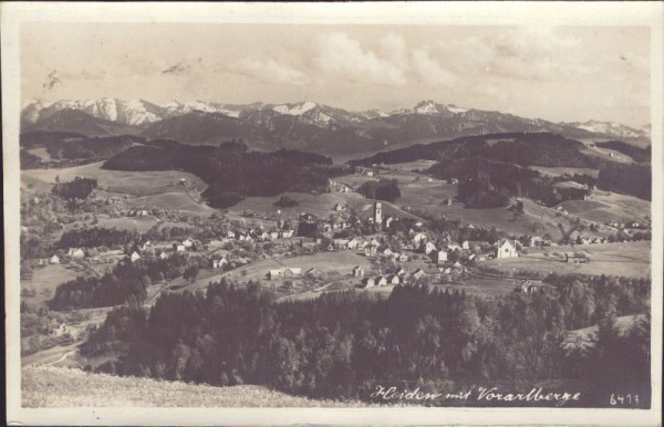 Heiden, mit Vorarlberge