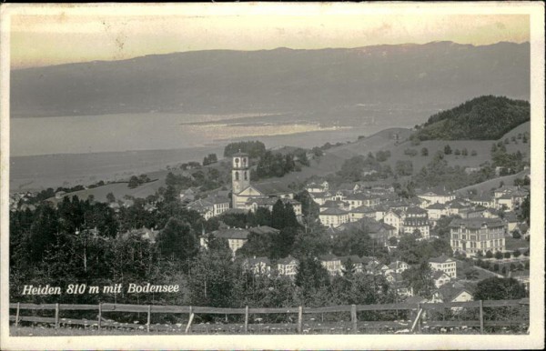 Heiden mit Bodensee (810 m) Vorderseite