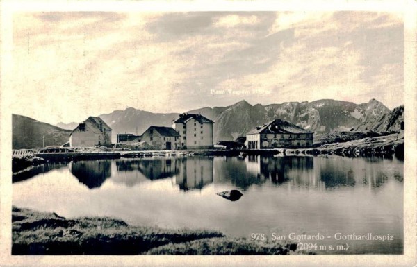 San Gottardo - Gotthardhospiz Vorderseite