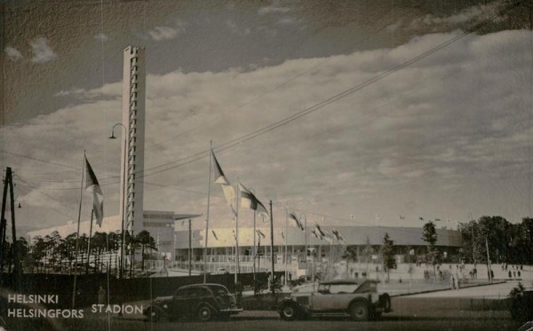 Helsinki, Helsingfors Stadion Vorderseite