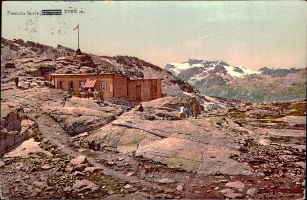 Berghaus Fuorcla Surlej (2760 m) Vorderseite