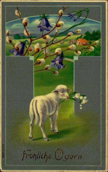 Fröhliche Ostern Vorderseite