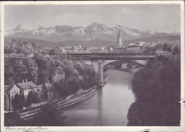 Bern und die Alpen