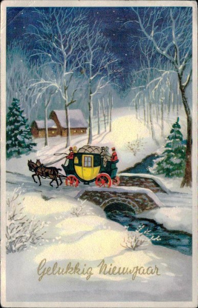 Gelukkig Niewjaar Vorderseite