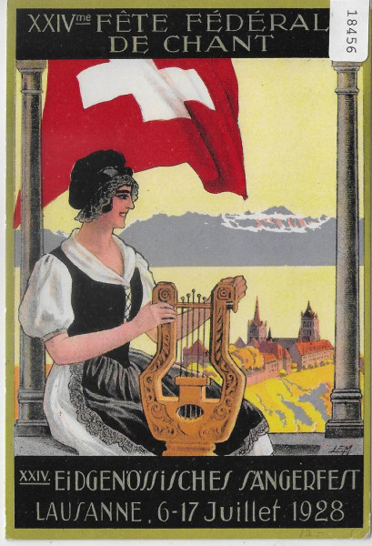 XXIV. Eidg. Sängerfest Lausanne 1928 Fete Federale de Chant 6-17 Juillet