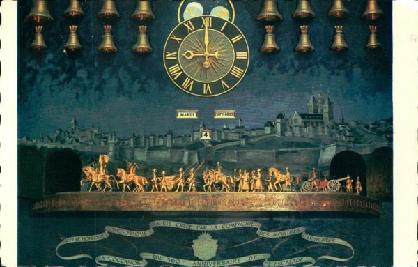 L'HORLOGE DE L'ESCALADE AU PASSAGE MALBUISSON; GENÈVE Vorderseite