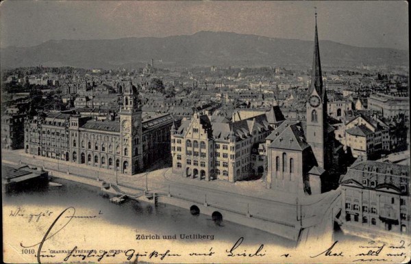 Zürich und Uetliberg Vorderseite