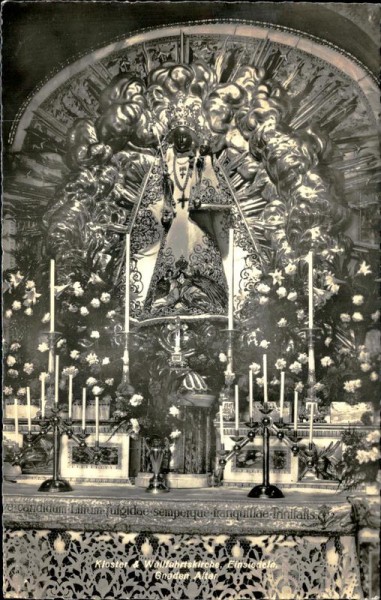 Kloster Einsiedeln - Schwarze Madonna Vorderseite
