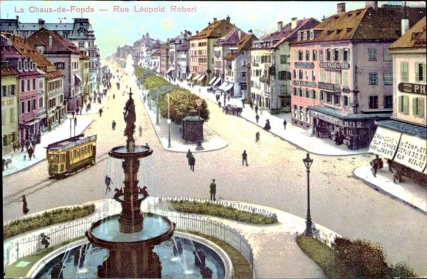 La Chaux-de-Fonds - Rue Léopold Robert Vorderseite