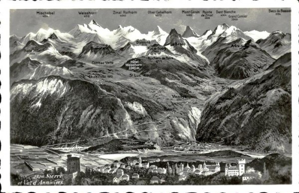 Val d'Anniviers, Sierre Vorderseite