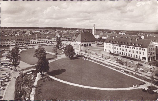 Der untere Marktplatz, Höhenluftkurort Frudenstadt