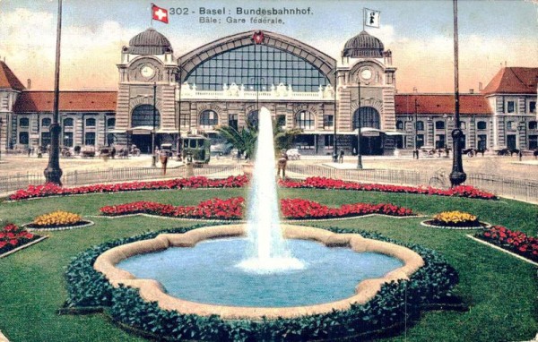 Basel - Bundesbahnhof. 1925 Vorderseite