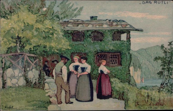 Rütli, Bundesfeier 1913 Vorderseite