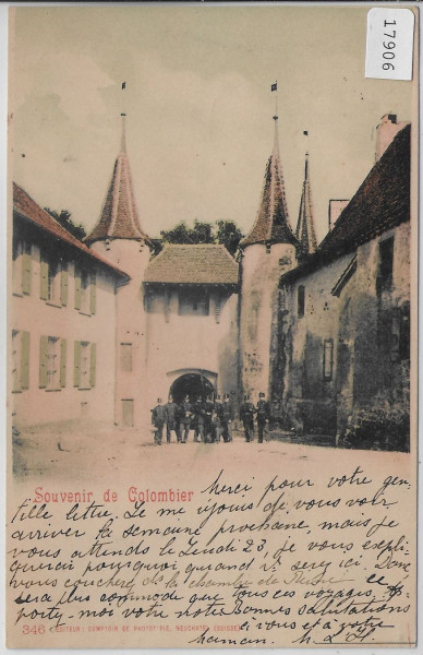 Souvenir de Colombier NE - Armee Suisse