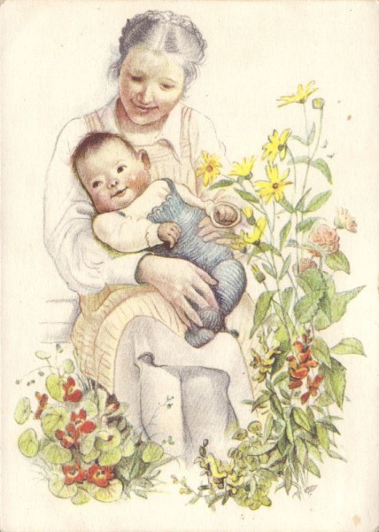 Kinderskizze von H. Spörri, Braunwald