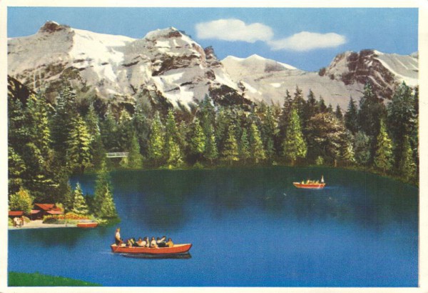 Blausee im Kandertal (900 m ü. M.)