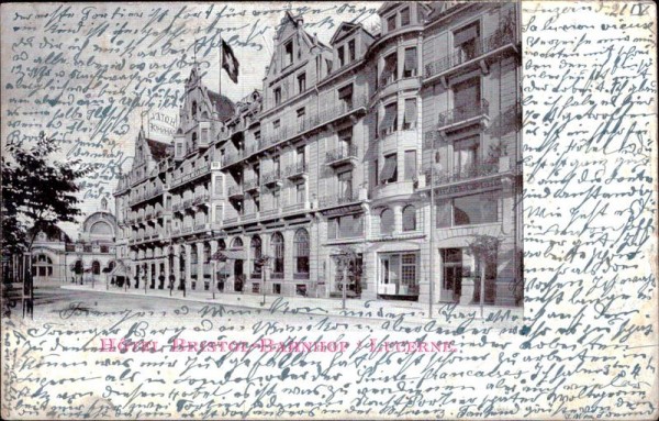 Luzern, Hotel Bristol Bahnhof Vorderseite