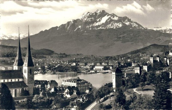 Luzern mit Pilatus Vorderseite