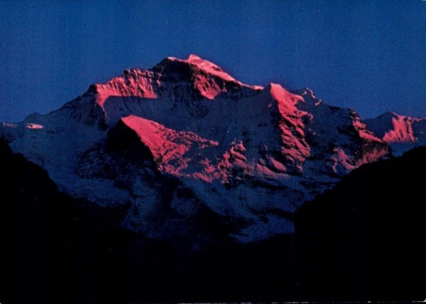 Die Jungfrau im Abendlicht Vorderseite