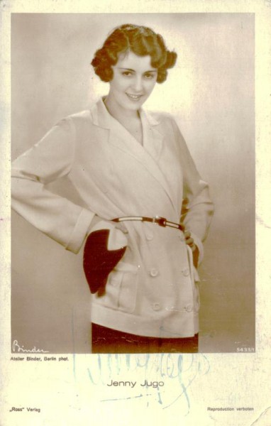Jenny Jugo Vorderseite