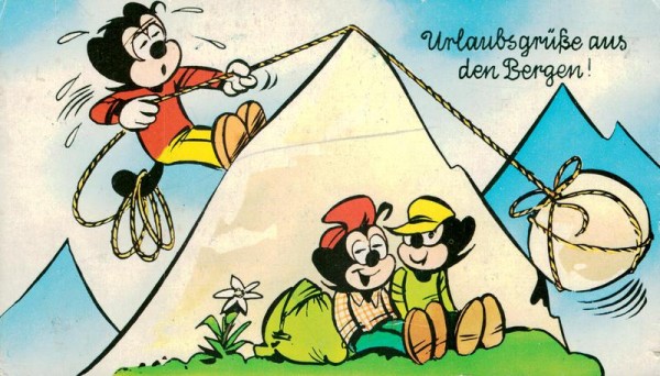 Urlaubsgrüsse aus den Bergen Vorderseite