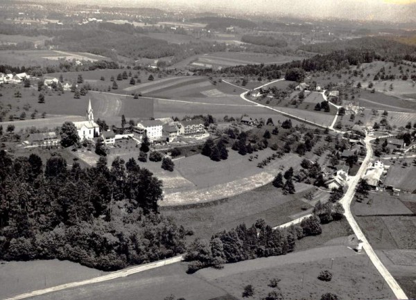 Marienburg St. Pelagiberg TG - Flugaufnahmen Vorderseite