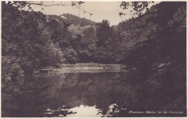 Arlesheim. Weiher bei der Eremitage Vorderseite