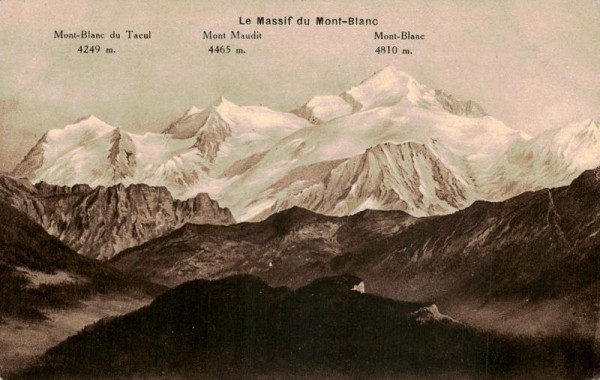 Le Massif du Mont-Blanc Vorderseite
