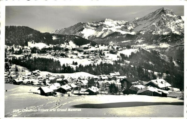 Chèsières-Villars et le Grand Muveran Vorderseite