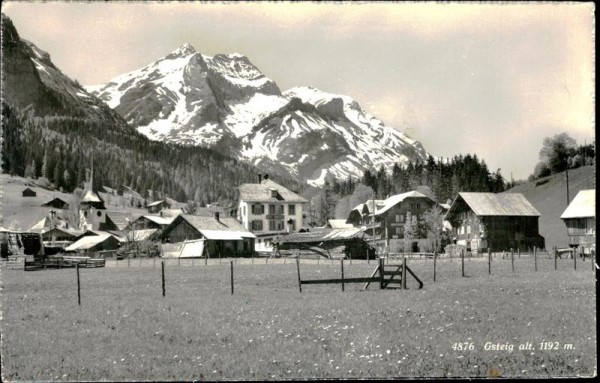 Gsteig alt Vorderseite