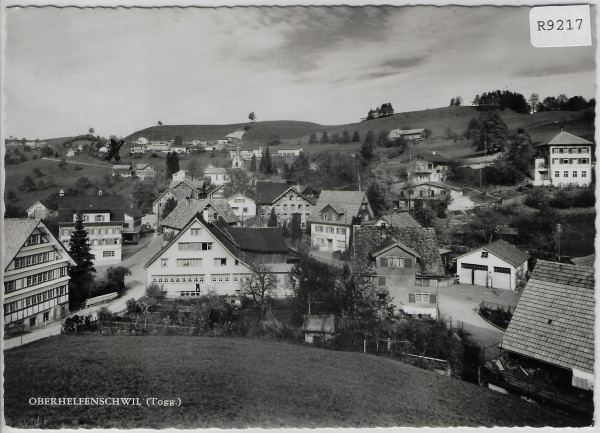 Oberhelfenschwil - Dorfpartie mit Garage Tanksäule