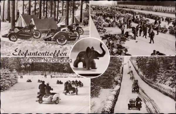 Elefantentreffen auf dem Nürburgring Vorderseite