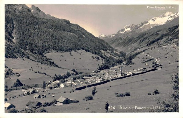 Airolo - Panorama Vorderseite