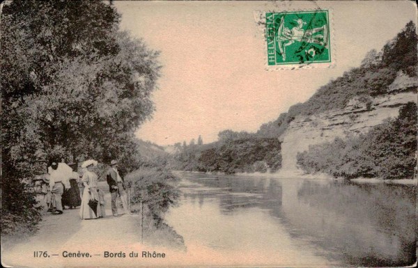 Genève. - Bords du Rhone Vorderseite