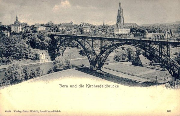 Bern und die Kirchenfeldbrücke Vorderseite