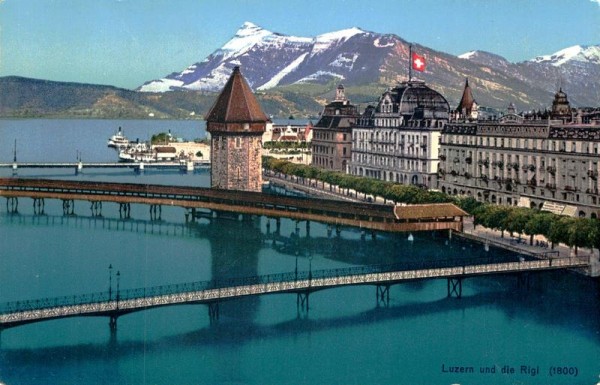 Luzern mit Rigi Vorderseite