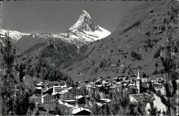 Zermatt mit Matterhorn Vorderseite