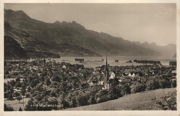Wallenstadt, Walenstadt. 1928 Vorderseite
