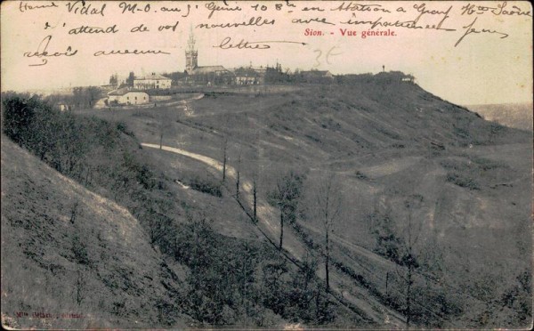 Sion - Vue générale Vorderseite